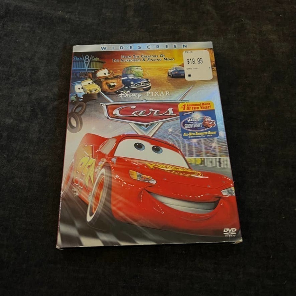 5/$25  DISNEY'S Pixar Cars Widescreen edition movie DVD